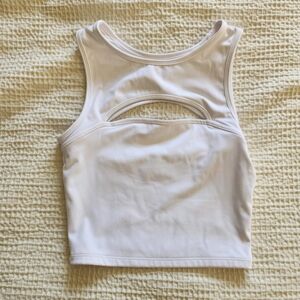 Klassy Network White Crop Top Brami